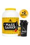 Mass Gainer Carbohydrate Powder 5000 Gr 50 Servings Strawberry + Shaker + Protein Coffee Gift