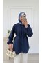 Molly Nelly Women's Oversize Muslin Shirt - 3