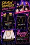 Kpop Huntrix Mira Demon Slayers Costume Skirt Jacket Bustier Blouse + Face Stone + Kpop High Heels Birthday Party - 3