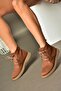 R374923202 Brown Suede Low Sole Classic Women's Boots - 4