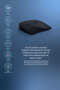Inclined (Non-Slip Base) Visco Orthopedic Car and Office Seat Cushion, 40X38X10/3 Cm, Black - 5