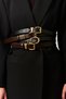 Antique Buckle Belt Brown