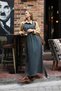 Halter Neck Denim Jile Dark Blue - 3