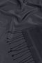 Anthracite Black Double Sided Silk Shawl - 5