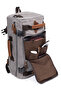15.6" Canvas Fabric Backpack with Laptop Compartment, Mountaineering & Travel & Everyday Use, Multi-Compartment, Shoulder and Back Support - 8