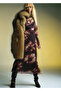 Batik Patterned Smocked Dress - 2