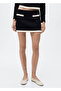 Contrast Cotton Skirt