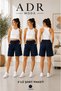 3-Piece Shorts Set Black Gray Navy Blue Comfortable Fit Casual Sports Shorts - 7