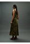 V-Neck Jacquard Dress - 4