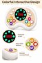 Pink Handheld Game Console Kids Game Console with 999 Levels Multiplayer VS Pair Mode Fruit Series LED Screen Portable Travel Gaming Toy for Children Age 3 Plus - 4