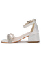 Sarer Vakko Stoned Girl's 3 cm Heeled Sandals Evening Dress Shoes - 4