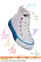 Tinna Lace-Up Boys' High-Rise Linen Sneakers - 2