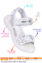 Minuf Hologram Velcro Girls' Sandals Shoes - 2