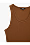 Sleeveless Cotton Crew Neck Slim Fit Undershirt - 4