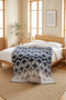 بطانية قطيفة مفردة منقوشة - 3