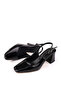 5510-1 Women's 6 cm Square Heeled Comfortable Patent Leather Shoes - 3