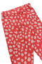Children's Tights - Red Ecru Patterned Seasonal Lycra Cotton Girls' Tights - 3