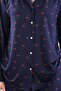 3306 Milan Soft Shirt Collar Long Sleeve Long Bottom Pajama Set - 5