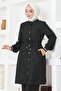 Waist Lace Ribbed Suit Black 19212 - 2