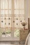 Buldan Handwork Spreading Cross-Stitch Lace Authentic Cotton Decorative Living Room Kitchen Bedroom Curtain