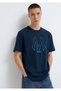 M0610635-70490 Seal Logo Printed T-Shirt Men's T-Shirt Dark Blue - 2