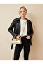 Women's Buckle Baguette Handbag Antique Leather Adjustable Long Strap Hand and Shoulder Bag - 2