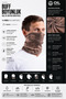 Neck Collar Full Coverage Moisture Absorbing No Wearable Four Seasons Microfiber Military Buff Neck Collar