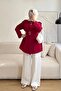 Women's Belted Gold Buckle Modern Cut Stylish Comfortable Long Sleeve Hijab Shirt
