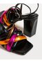 SIMONA Black Colored Heeled Women's Shoes - 2