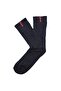 Men's Anthracite 6 Pairs Winter Thick Cotton Thermal Long Towel Socks - 3