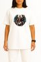 Oversized Saint Michael Angel Chest Printed Unisex T-Shirt - 2