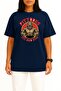 Oversized Pıttdogs Fit and Gym Chest and Back Printed Unisex T-Shirt - 3