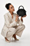 Black Lzd Leather Women's Handbag