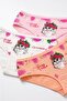 Girl's 3-Piece Cotton Panties with Printed Extra Comfortable Fit (8286-3) - 2