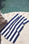 2-Pack 100% Cotton Large Size Soft Quick-Drying Striped Beach Bath Towel Unisex 75X150 - 3