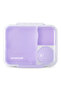 3/4/5 Compartment Convertible 1650ml Bento Lunch Box with 150ml Gravy Bowl - Purple