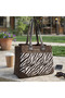 Olive Green Zebra Pattern Front Pocketed Women Shoulder Bag |   Olive Green T8346 - 3