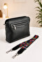 Women's Black Crossbody Shoulder Bag 034 Black - 5