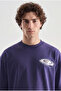 Men's Metal Space Oversize T-Shirt Midnight Blue - 2