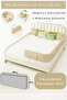 New Generation Bed Barrier 180 cm Beige - with Mattress