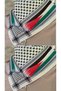 2 Pcs Palestine Themed Scarf 50X50 Unisex Suitable for Daily Use Pashmina Shawl Keffiyeh Palestine Flag