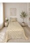 Merve 2 Piece Single Bedspread Beige