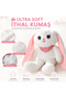 Imported Fabric, Stretchable and Retractable, Cute Plush Rabbit with Ears and Feet, Sleep Companion, Large Size 75 cm - 2