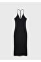 Back Low-Cut Midi Dress - 3