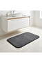 Casilda Embossed Flat 2-Piece Bathroom Set 60X100 50X60 cm - Anthracite - 4