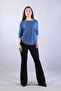 1416-Y Elbow Sleeve Straight Blouse - 7