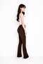 Women's Steel Mesh Corset Wide Leg Leggings - 2