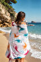 Beach Towel 70X150 cm Ocean Splash Colorful Digital Printed – Soft Textured, Lightweight, and Quick-Drying Beach Towel - 2