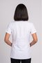 Women's Jacket Length Doctor's Collar Short Sleeve Doctor Teacher Lab Coat - 6