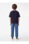 Cotton Crew Neck Short Sleeve Printed Oversize T-Shirt - 4